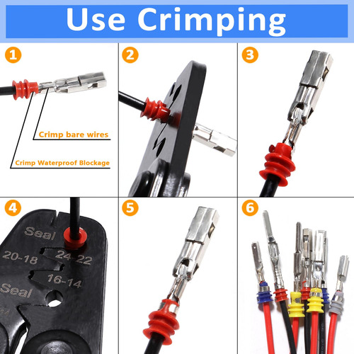 Kit Premium De Pasadores De Conector Automotriz 1-2.5 Mm