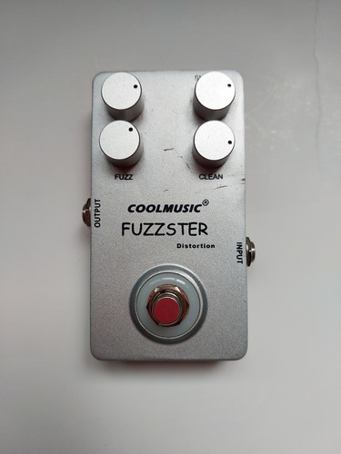 Pedal Fuzz - Fuzzster Coolmusic + Fonte Prata (Usado)