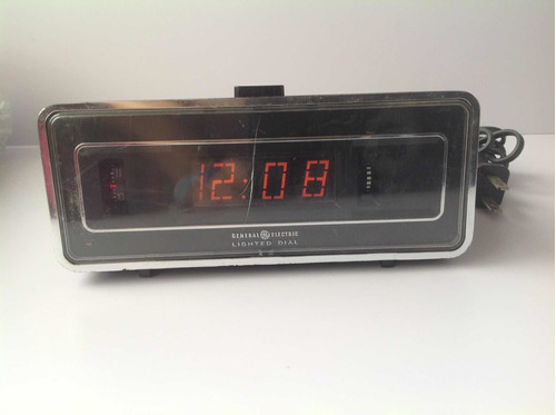 Reloj Despertador General Electric Vintage Usado Años 70's