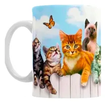 Comprar Mug Taza Pocillo Café Té Gato Tierno Colección Regalo  