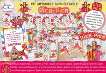 Comprar Kit Imprimible Candy Bar Pica Pica Editable Ppt