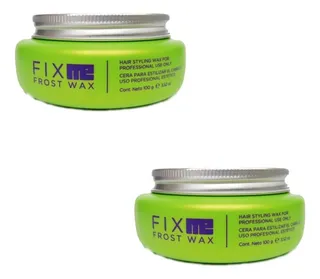 Cera Gel Para Estilizar Frost Wax Fix Me Kuul 100gr 2 Piezas