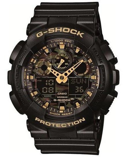 Relógio G-shock Analógico Preto+dourado