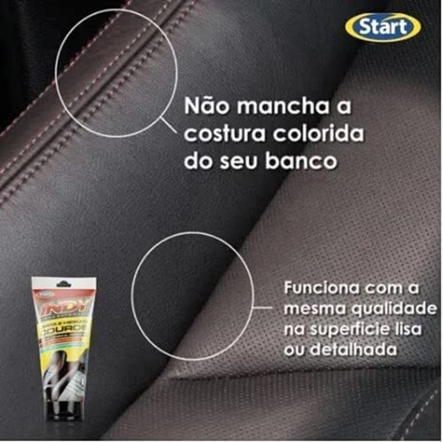Limpa Couro Hidrata Pasta Mochila Carteira Bota Sapato Sofás