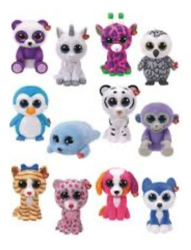 Ty Mini Boos Coleccionables Caja Con 12 Piezas