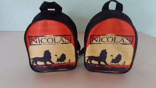 Mochila Personalizada Para Lembrancinha Rei Leão