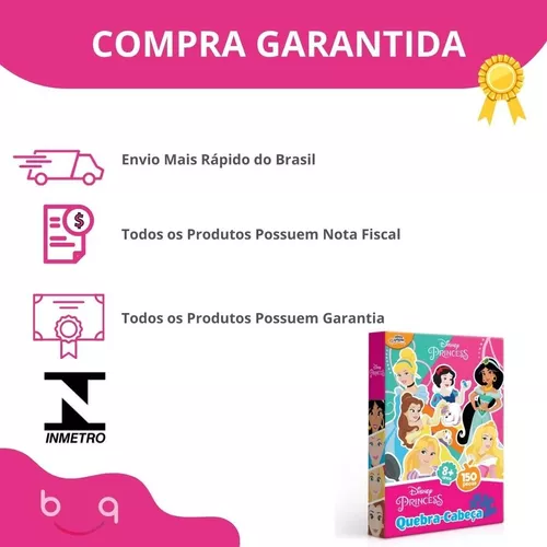 Quebra-Cabeça Princesas 150 Peças 8008 Toyster