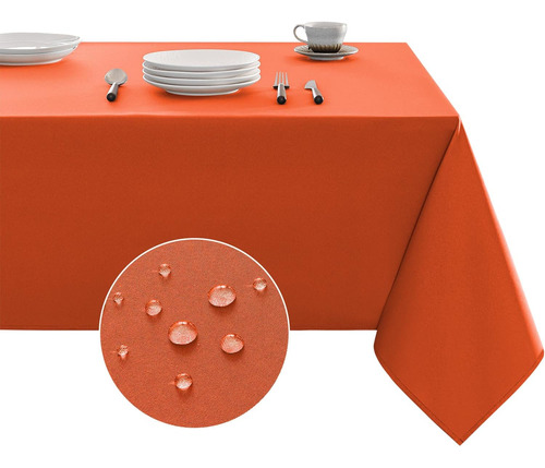 Mantel Rectangular Impermeable 152 X 259 Cm Lavable