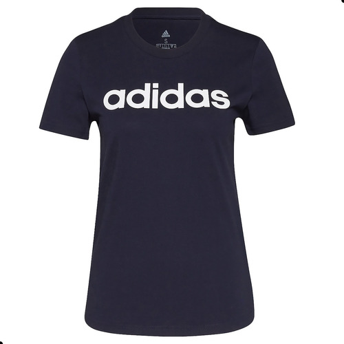 Camiseta Feminina adidas Leve Essentials Slim Logo Pequeno