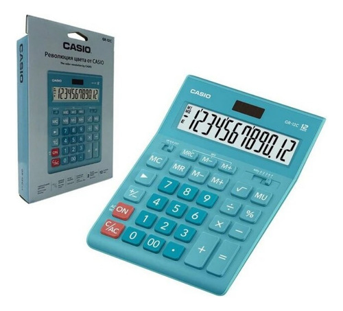 Calculadora De Escritorio Casio Gr-12c 12 Dígitos Básica