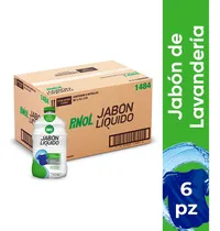Comprar Detergente para ropa líquido Pinol jabón de lavandería Blanca Y De Color aroma fresco antibacterial botella 3.75 L pack x 6