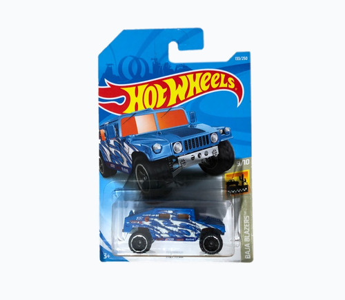 Hot Wheels Th Humvee (azul C/ Flamas)