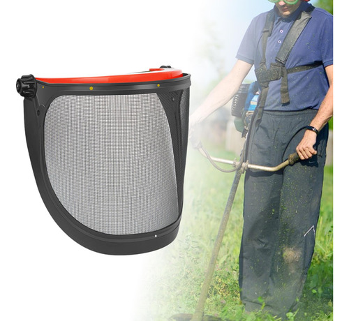 Casco Forestal Protector De Casco Seguro, Protector Facial