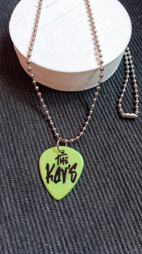 Collar Dije Pua Guitarra Personalizado Tu Imagen + Llavero
