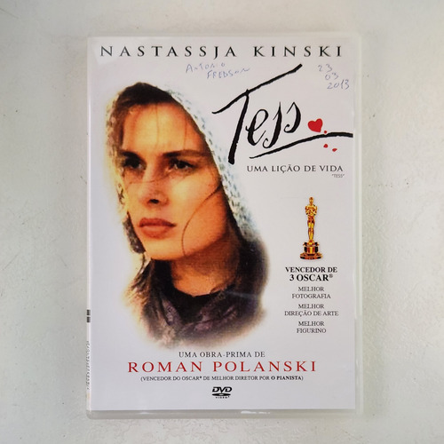 Dvd Filme Tess (uma Lição De Vida) (Usado)