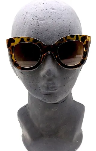 Lentes Con Print De Leopardo A os 60 s