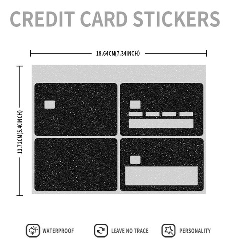 Etiqueta Engomada De La Tarjeta Bancaria Piel De Las