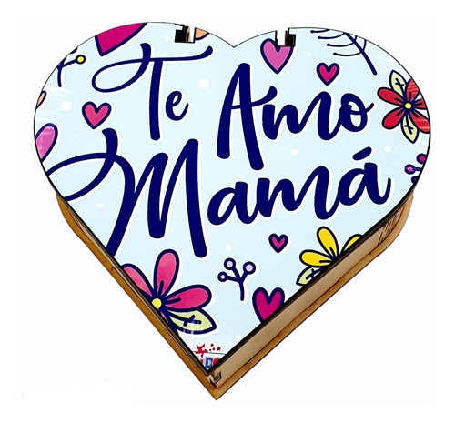 Imagen 7 de 10 de Caja Bombonera Corazón Fibrofacil Laminada X 10 Unidades