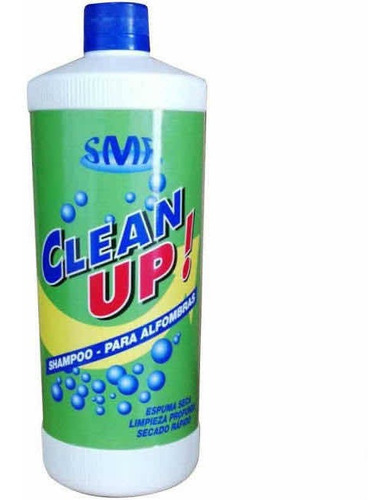 Shampoo Limpia Alfombras Y Tapices Baja Espuma 1 L Clean Up