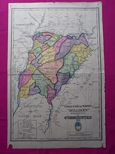 Corrientes Coleccion Billiken Mapas Ilustrados