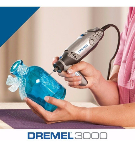 Imagen 3 de 7 de Minitorno Dremel 130w Serie 3000 10 Accesorios Mini Torno