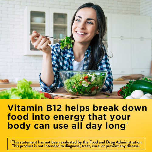 Suplemento De Vitamina B12 Sublingual Nature Made 3000mcg 40