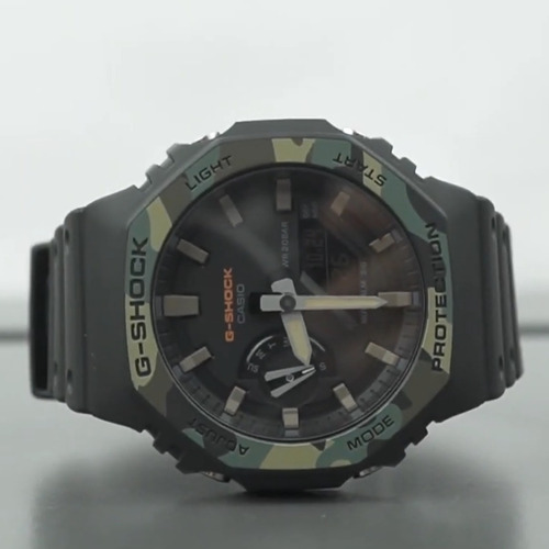 Reloj Buceo Casio G-shock Ga-2100su Camuflaje Militar