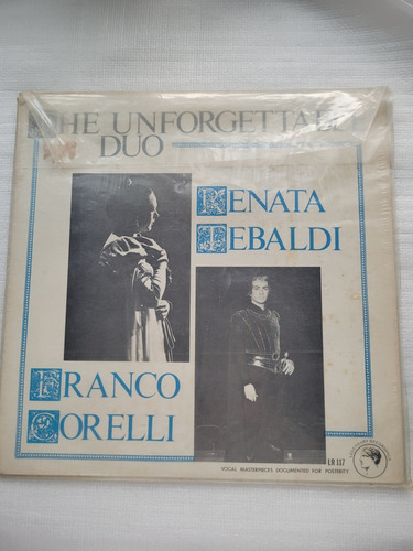 Franco Corelli Renata Tebaldi The Unforgettable Duo Lp _