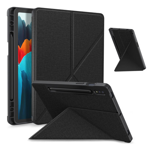 Funda Samsung Galaxy Tab S7 11 Inch Con Soporte Negro