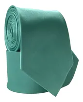 Comprar  Gravatas Lisas Verde Tiffany Acetinada, Casamento 8 Uni