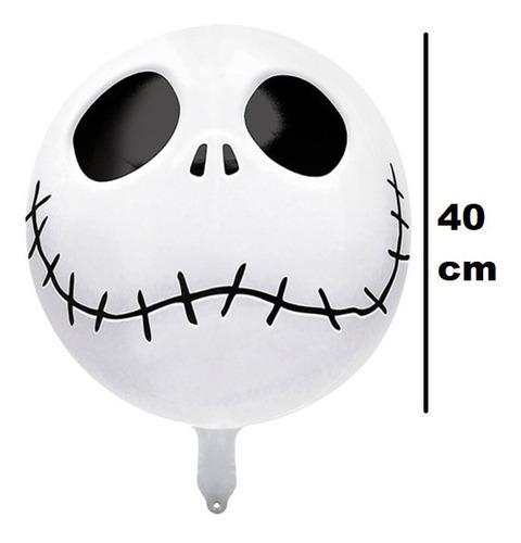 Set Globos Feliz Halloween Esqueleto Calabaza Telaraña Jack