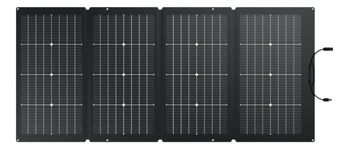 Panel Solar Ecoflow, Portátil Y Plegable, Bifacial, De 220 W, Color Negro, Voltaje De Circuito Abierto, 18,4 V, Voltaje Máximo Del Sistema: 21,8 V