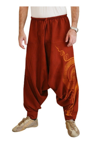 Pantalones Harem Casuales Para Hombre Pantalones Hippie