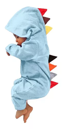 Traje Para Bebe De Dinosaurio Tipo Pijama