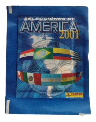 Sobres Figuritas Album Copa América 2001 Cerrados Panini