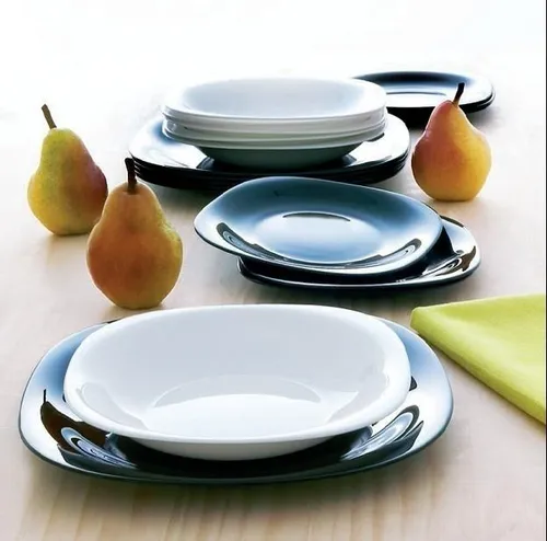Plato Playo 27cm X6 Luminarc Carine Vidrio Templado
