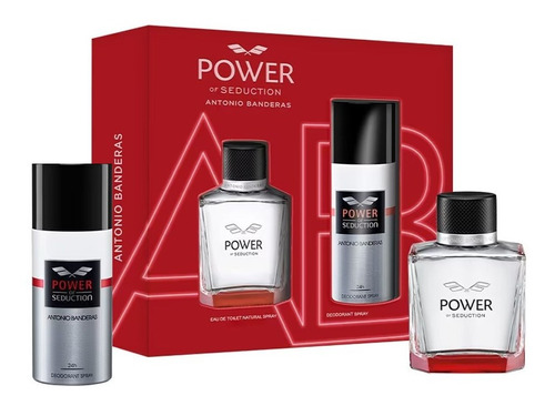 Perfume Hombre Power Of Seduction Antonio Banderas 100ml + Desodosorante