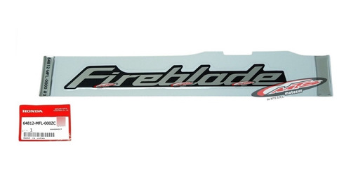 Calco Lateral Original Honda Cbr 1000 Rr Fireblade Moto Sur