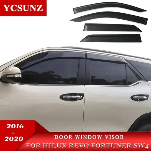 Deflector La Lluvia Para Toyota Hilux Fortuner Sw4 2016-2022