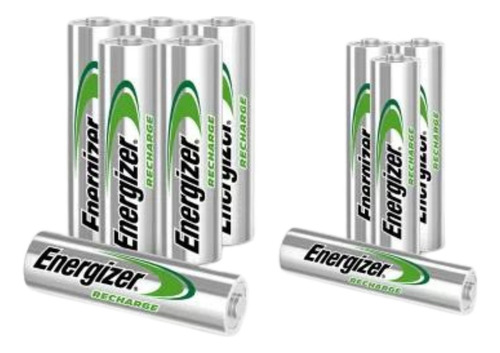 Paquete De Pilas Energizer Recharge Power Plus Aa6 Aaa4
