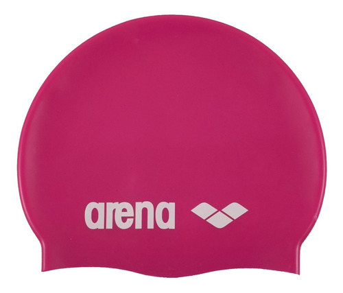 Gorra De Entrenamiento Arena Classic Silicone Color Rosa Diseño de la tela Liso Talla UNI