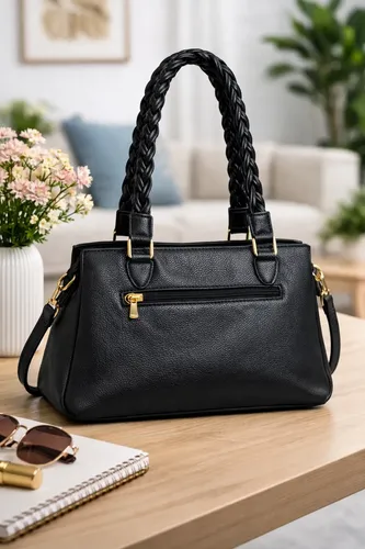 Bolsa Jenne Janne Feminina Alça Trançada 3 Divisórias | MercadoLivre