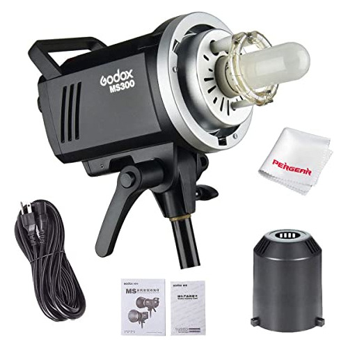 Flash De E  Ms300, 300ws 110v, Gn58, 5600k, Montura Bow...