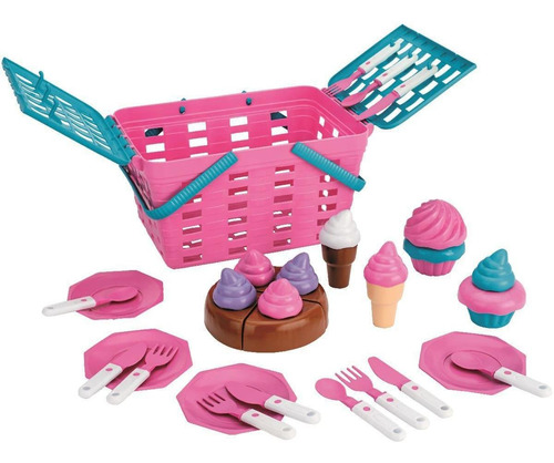 Cesta Kit Cup Cake Magic Toys 631