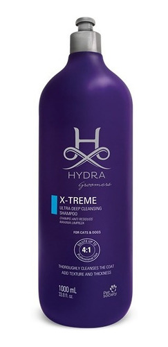 Shampoo Limpieza Profunda Perro Gato Hydra X-trem 1 L