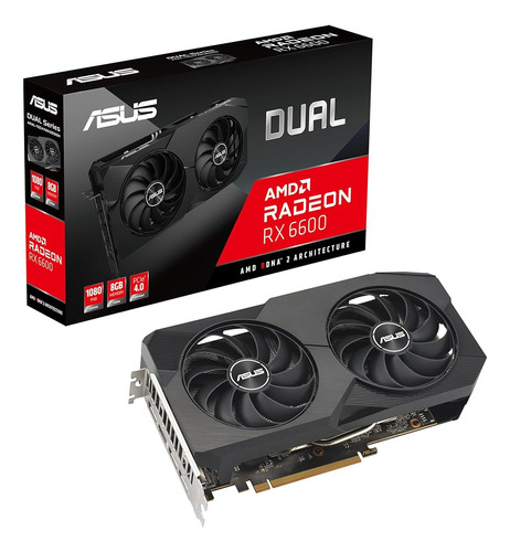 Tarjeta Gráfica Para Juegos Asus Dual Amd Radeon Rx 6600 8gb