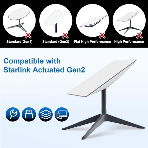 Adaptador Ethernet Starlink Gen 2 Internet Vía Satélite Rj45