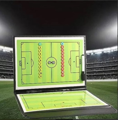 Tablero Táctico Plegable De Futbol Magnético Entrenadores