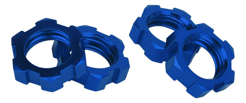 Adaptador De Cubo Hexagonal Blue Wheel, 4 Piezas, 17 Mm, Alu