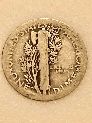 3 Moneda Antiguas Estados Unidos Encapsuladas 1, 5 Y 10 Cent (Usado)